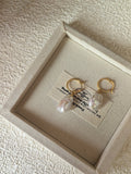 Baroque Pearl Hoop Earrings — photo 1