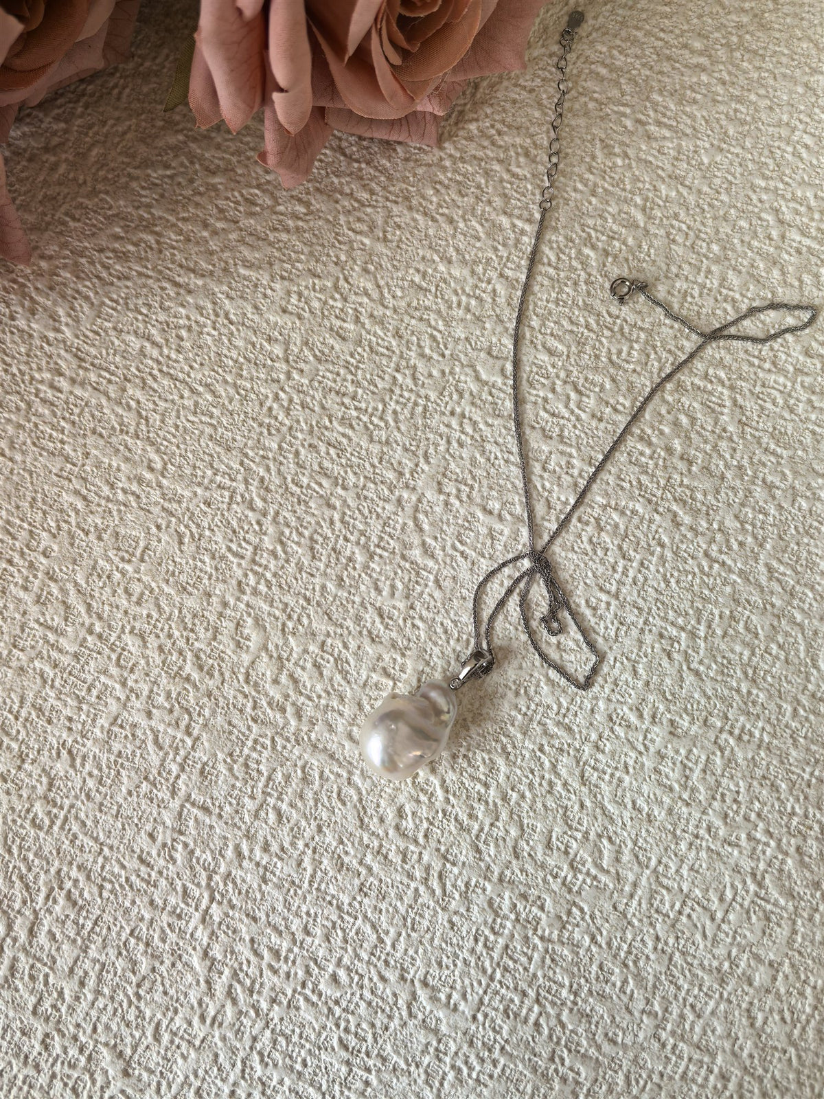 Organic Baroque Pearl Necklace — photo 2