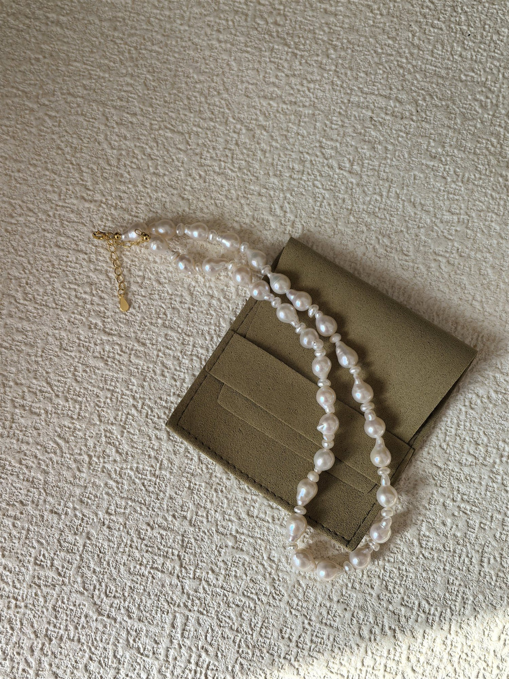Organic Baroque Pearl Necklace — photo 3