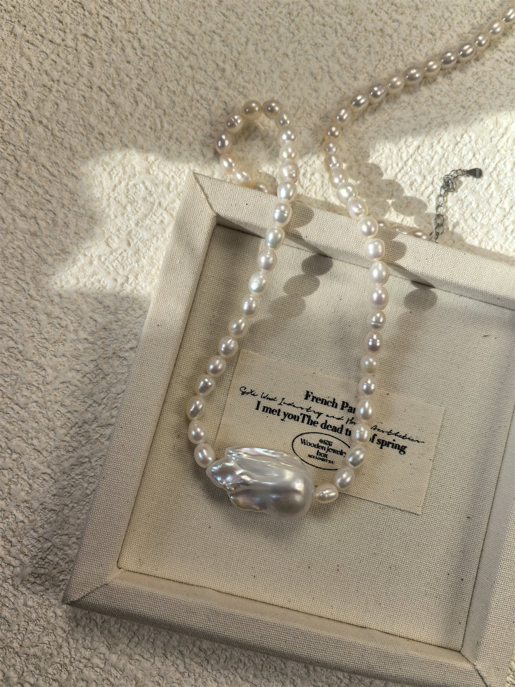 Organic Baroque Pearl Necklace — photo 4