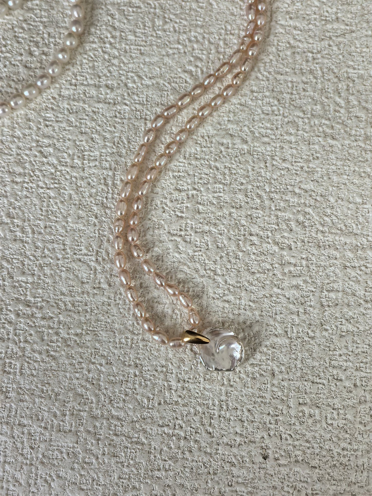 Organic Baroque Pearl Necklace — photo 6