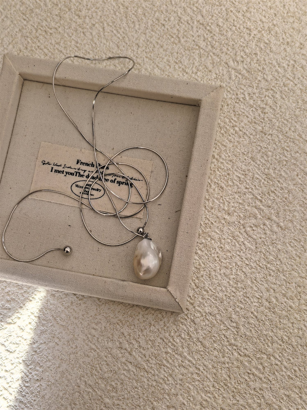 Organic Baroque Pearl Necklace — photo 7