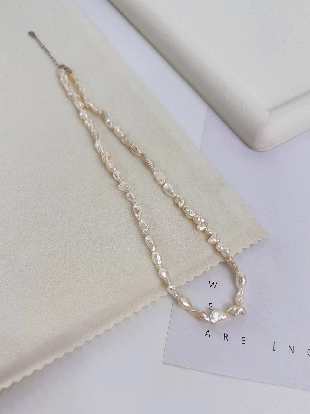 Organic Baroque Pearl Necklace — photo 11